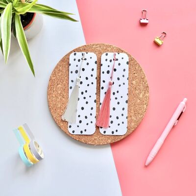 Dalmatian Print Tassel Bookmark - 1