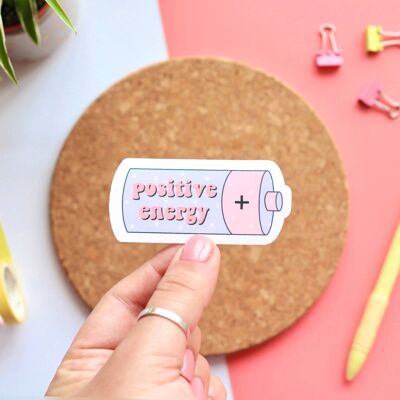 Positive Energy Waterproof Sticker