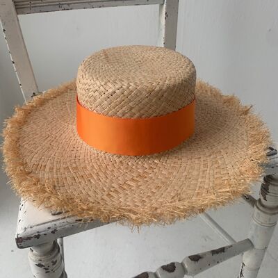 Mykonos Straw Hat Orange