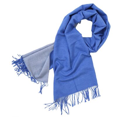 Beauabea - Blue/ Light Grey Scarf