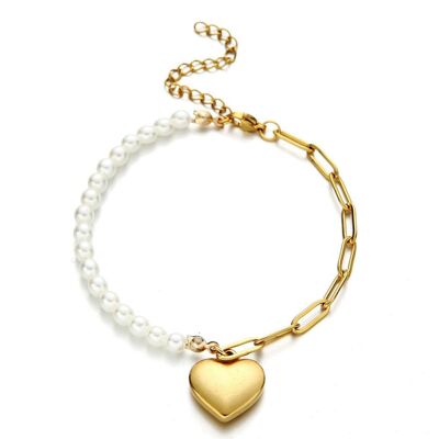 Samos Collection - Coeur Link Bracelet