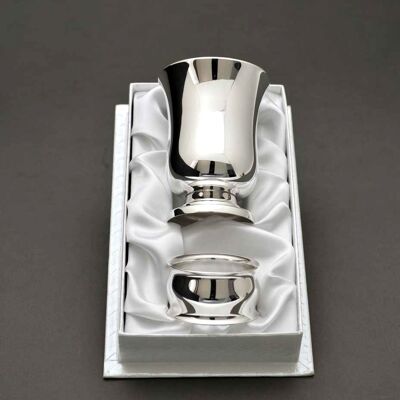 2-piece silver metal design box