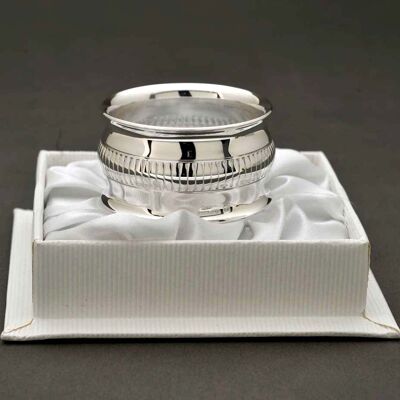 Gift box Godron Domed napkin ring