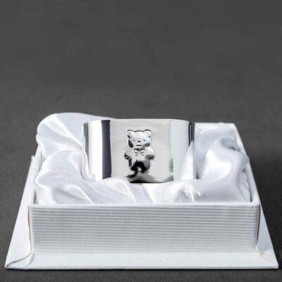 Teddy bear napkin ring box