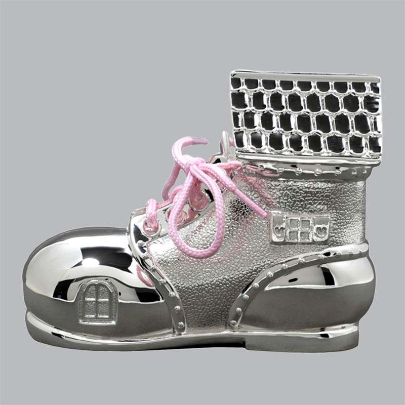 Salvadanaio in metallo argentato Godillot