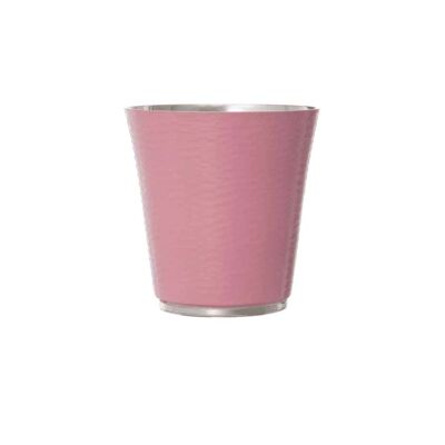 Coffret Timbale de Baptême Rose Dragée