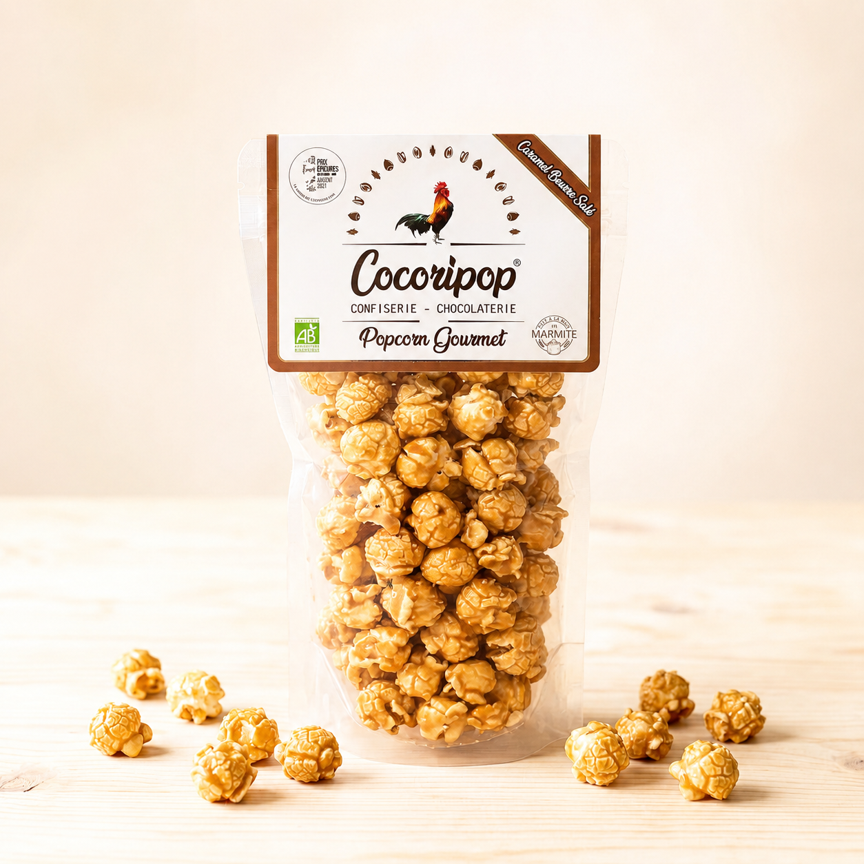 Salted butter caramel popcorn