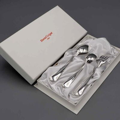 Set of 3 children's cutlery set 17 cm Baguette