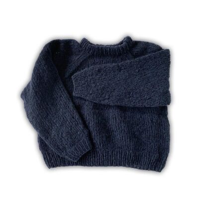 Peace sweater - Mørkeblå, M/L