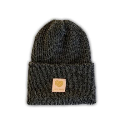 Peace beanie - junior - Grey