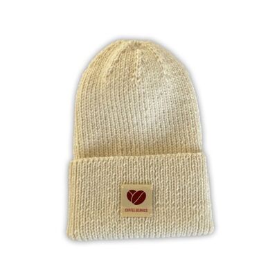 Peace beanie - junior - Brun