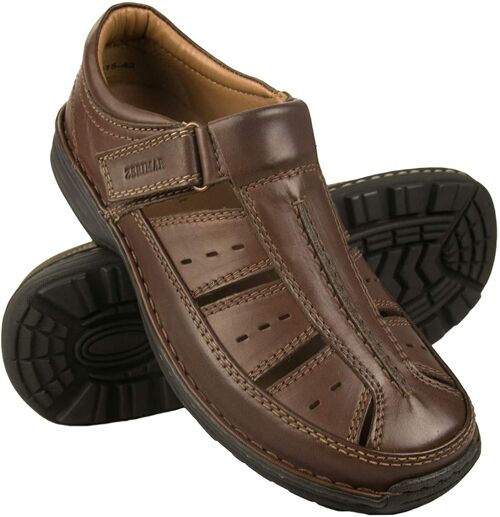 Zerimar Men's Sandals | Men's Trekking Sandals | Sandals Man Hiking | Men's Leather Sandals | Men's Summer Sandals