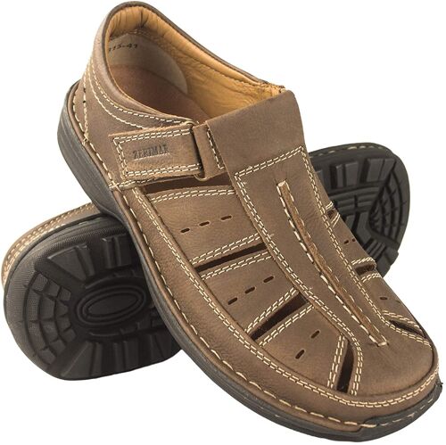Zerimar Men's Sandals | Men's Trekking Sandals | Sandals Man Hiking | Men's Leather Sandals | Men's Summer Sandals