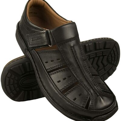 Sandales pour hommes Zerimar | Sandales de randonnée pour hommes | Sandales Homme Randonnée | Sandales en cuir pour hommes | Sandales d'été pour hommes