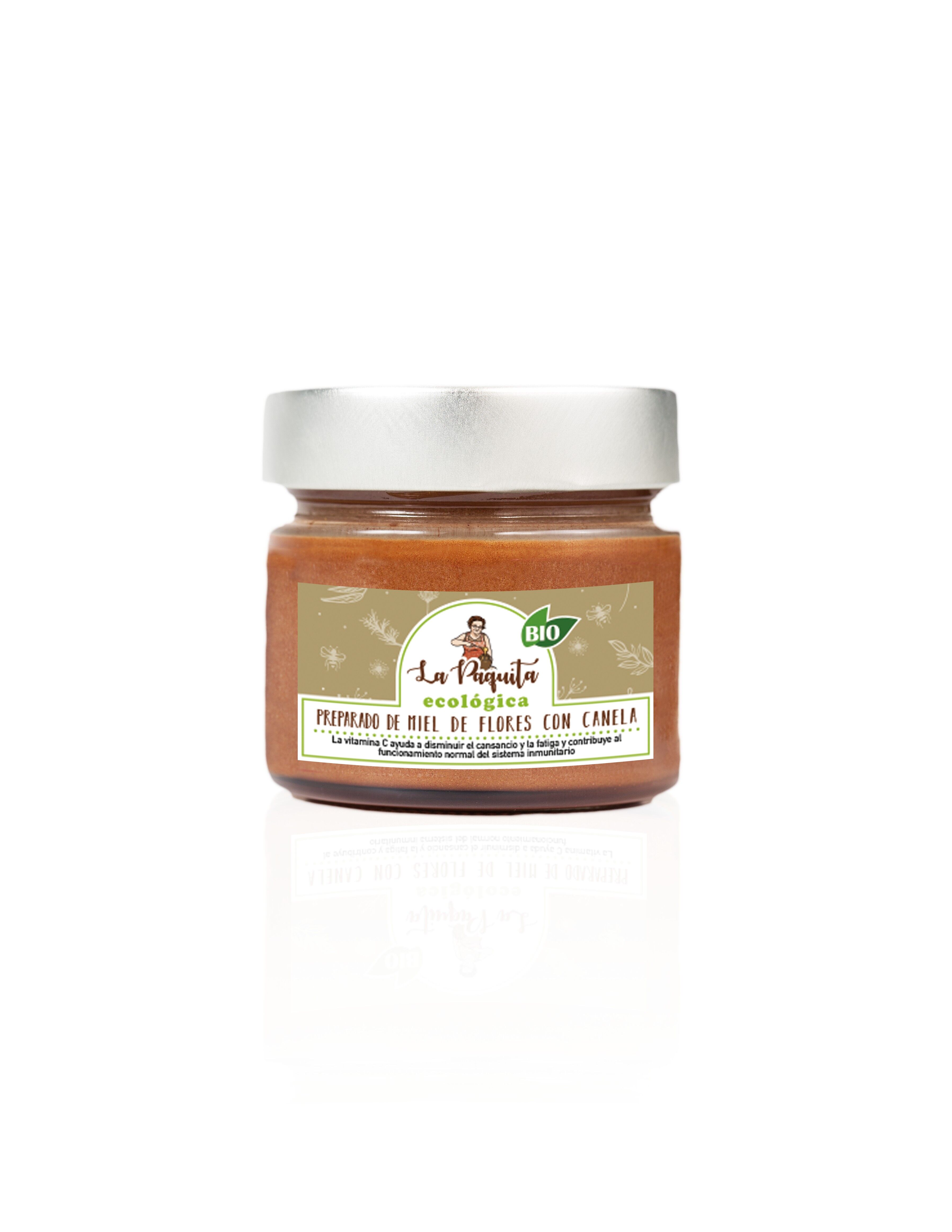 Vasetto Preparazione Miele di Fiori con Cannella 250g