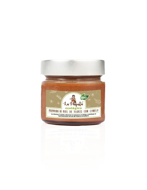 Jar Flower honey preparation with Cinnamon 250g