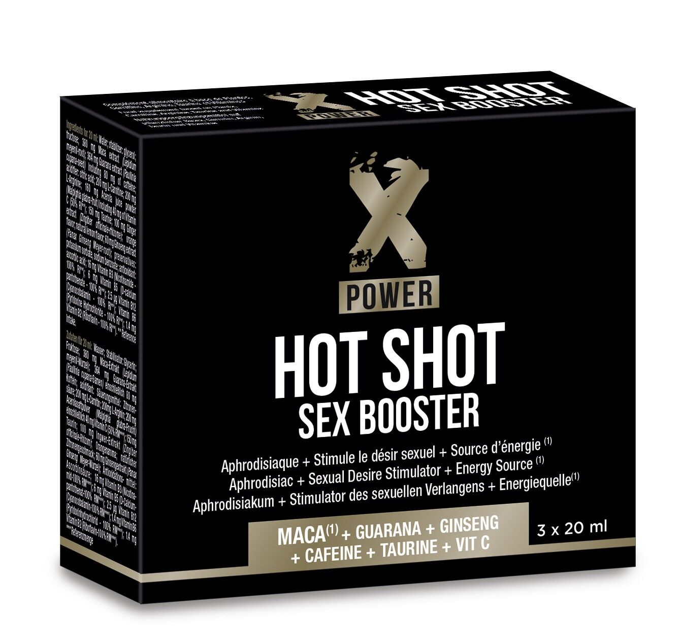 Buy wholesale HOT SHOT SEX BOOSTER 3x20ml