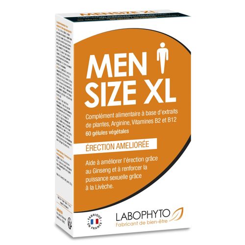 MEN SIZE XL TAILLE PENIS 60 gélules