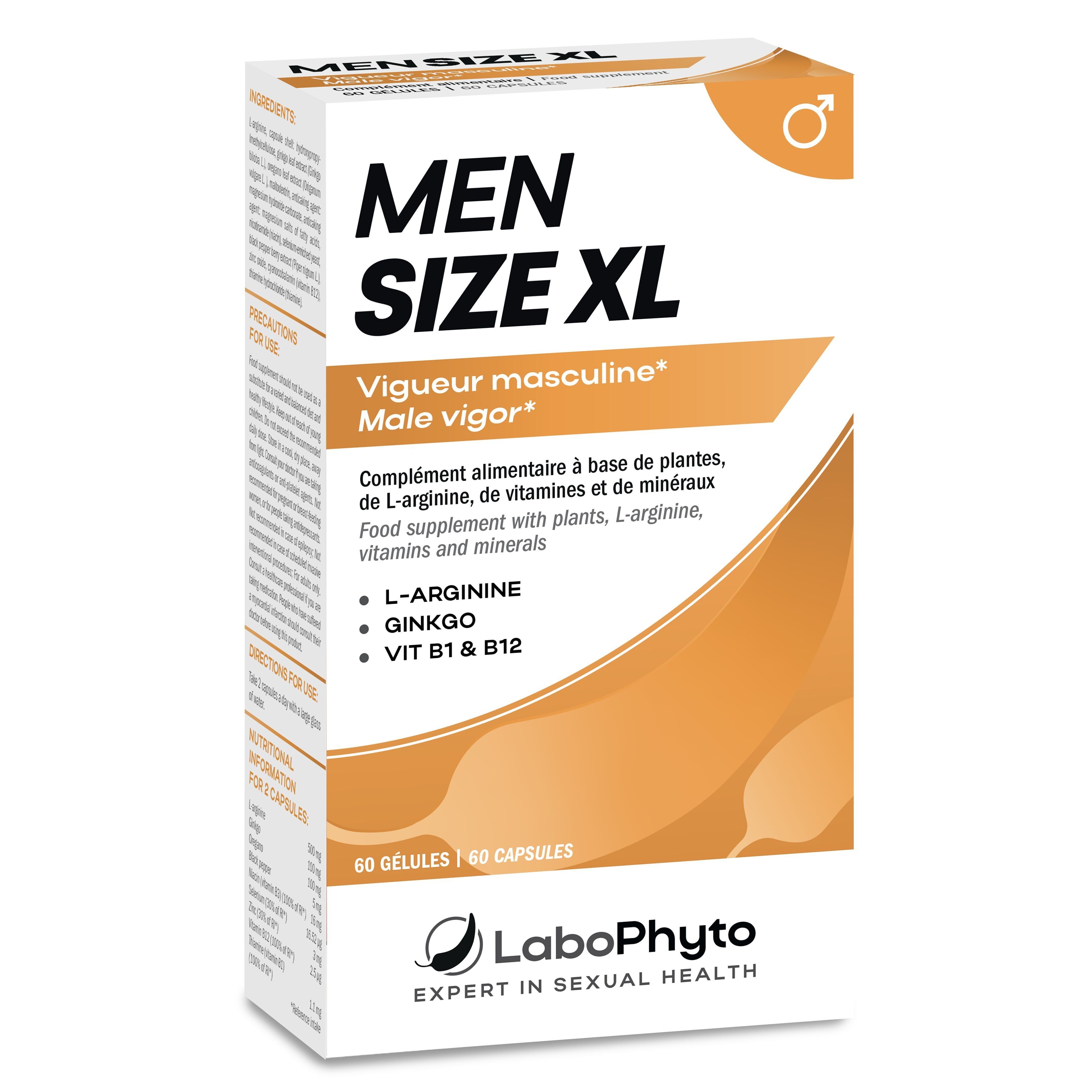 MEN GRÖSSE XL PENISGRÖSSE 60 Kapseln