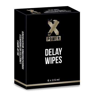 DELAY WIPES 6 lingettes