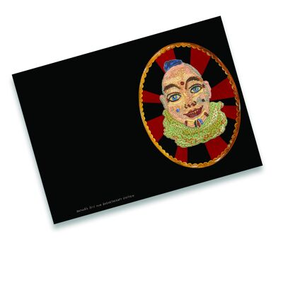 NL094 CLOWN CREST CARD