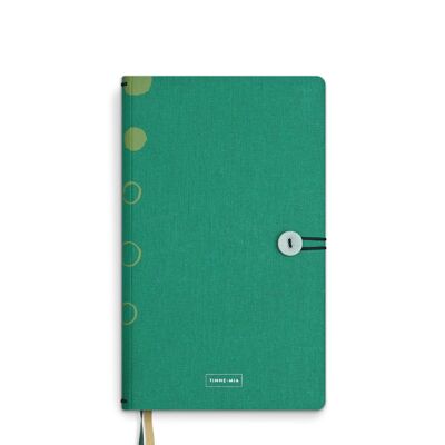 Notitieboek met knoop - Emerald