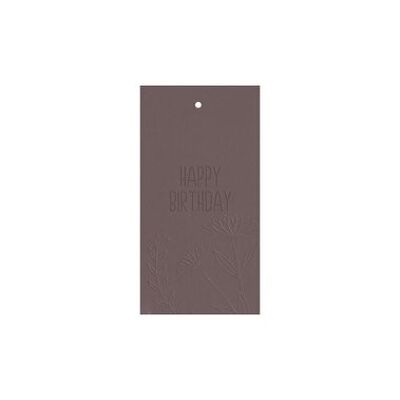 Label 'Happy birthday'