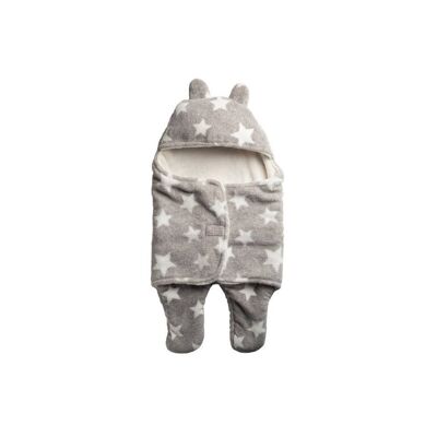 Grey baby star suit