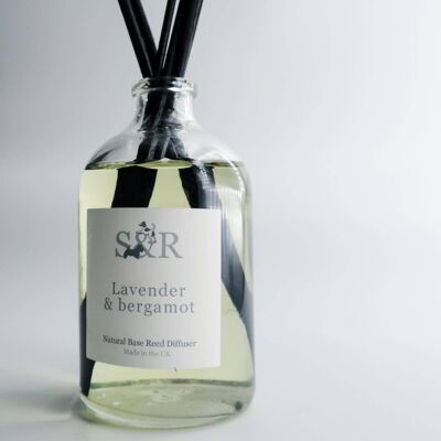 Lavender & bergamot reed diffuser