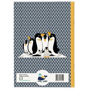 Cahier A5, papier recyclé - Pingouin 7