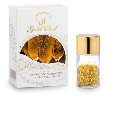 POUDRE D'OR comestible 23kt, shaker 125mg