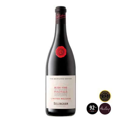 6 Bottiglie The Bernard Series Bush Vine Pinotage 2018 - Bellingham