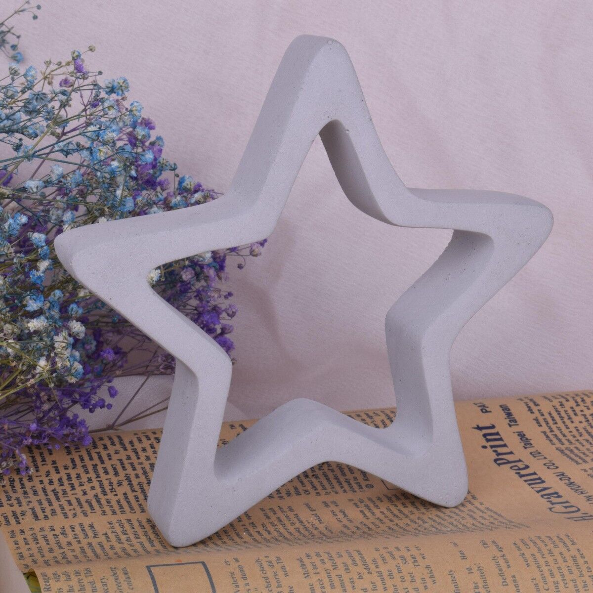 Beton Deko Stern "Sphäre" 2er Set Dekoration