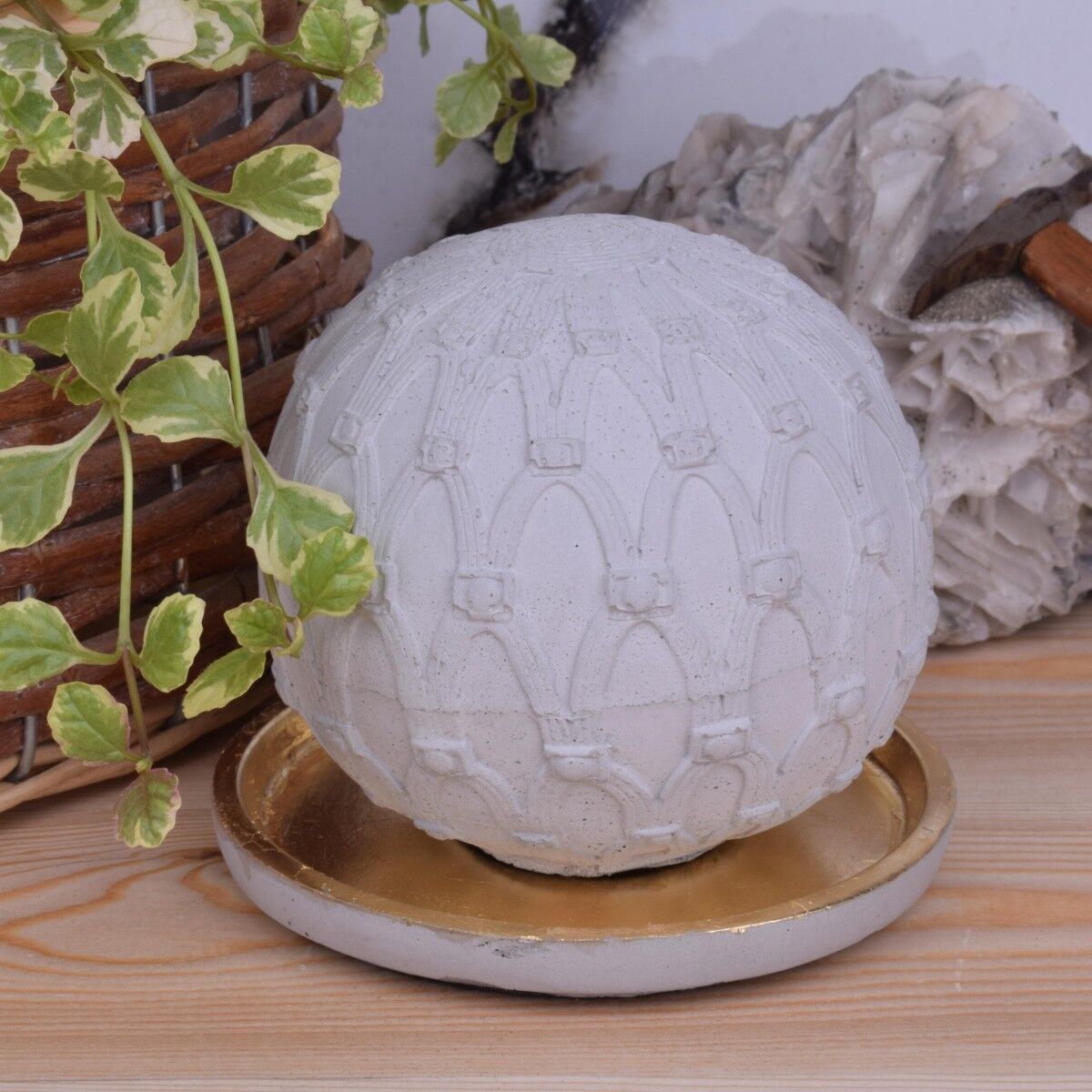 Dekokugel "Schweden" Beton Tisch Dekoration Wohnzimmer