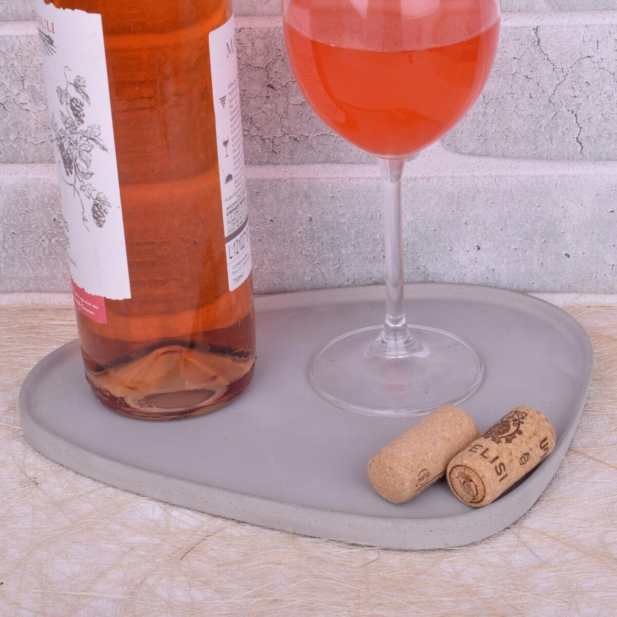 Dekotablett "Maxiko" Beton Serviertablett Kerzentablett