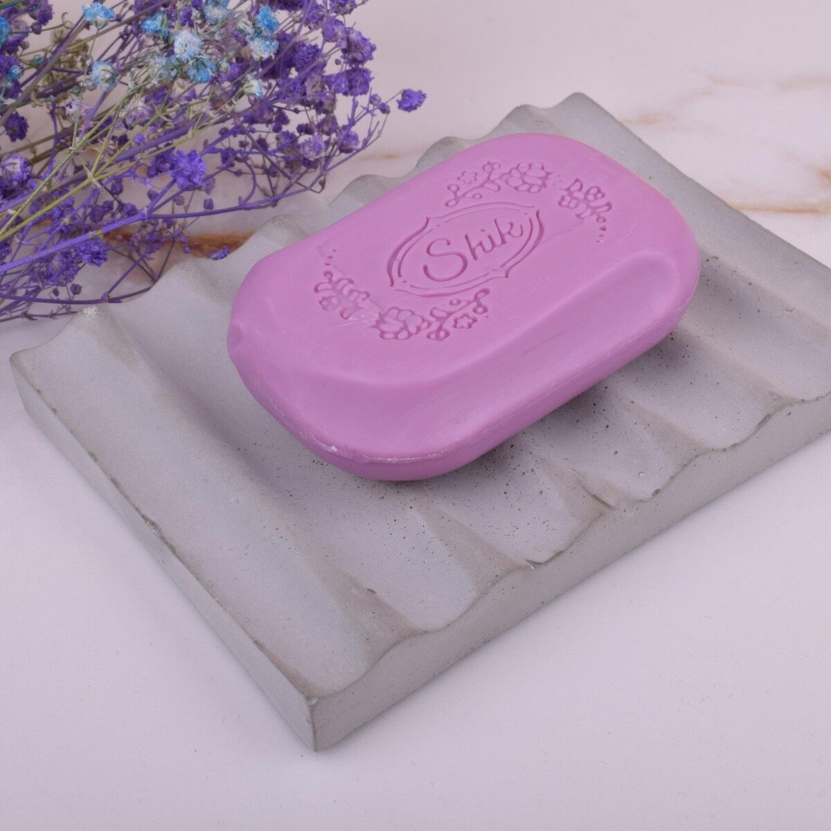 Seifenschale "Welle" Beton Design Bad Waschbecken Seife