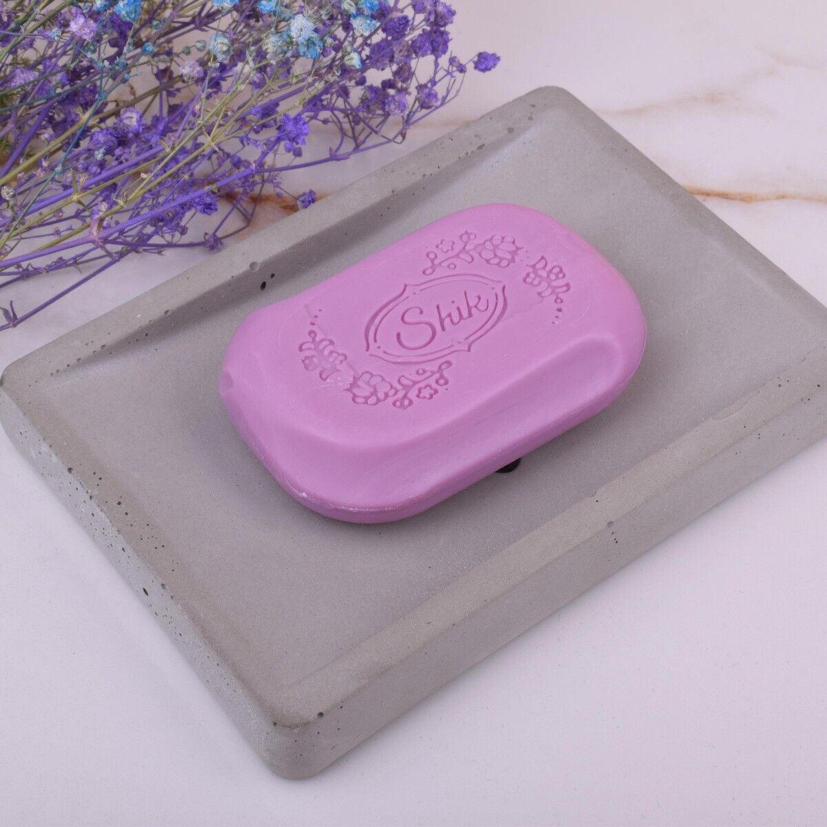 Seifenschale "Raute" Beton Design Bad Waschbecken Seife