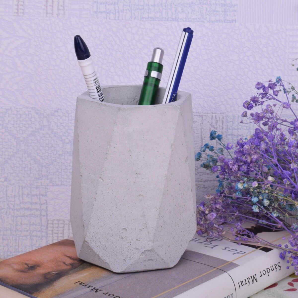 Vase "Moni" Design aus Beton Deko Wohnzimmer Unikat