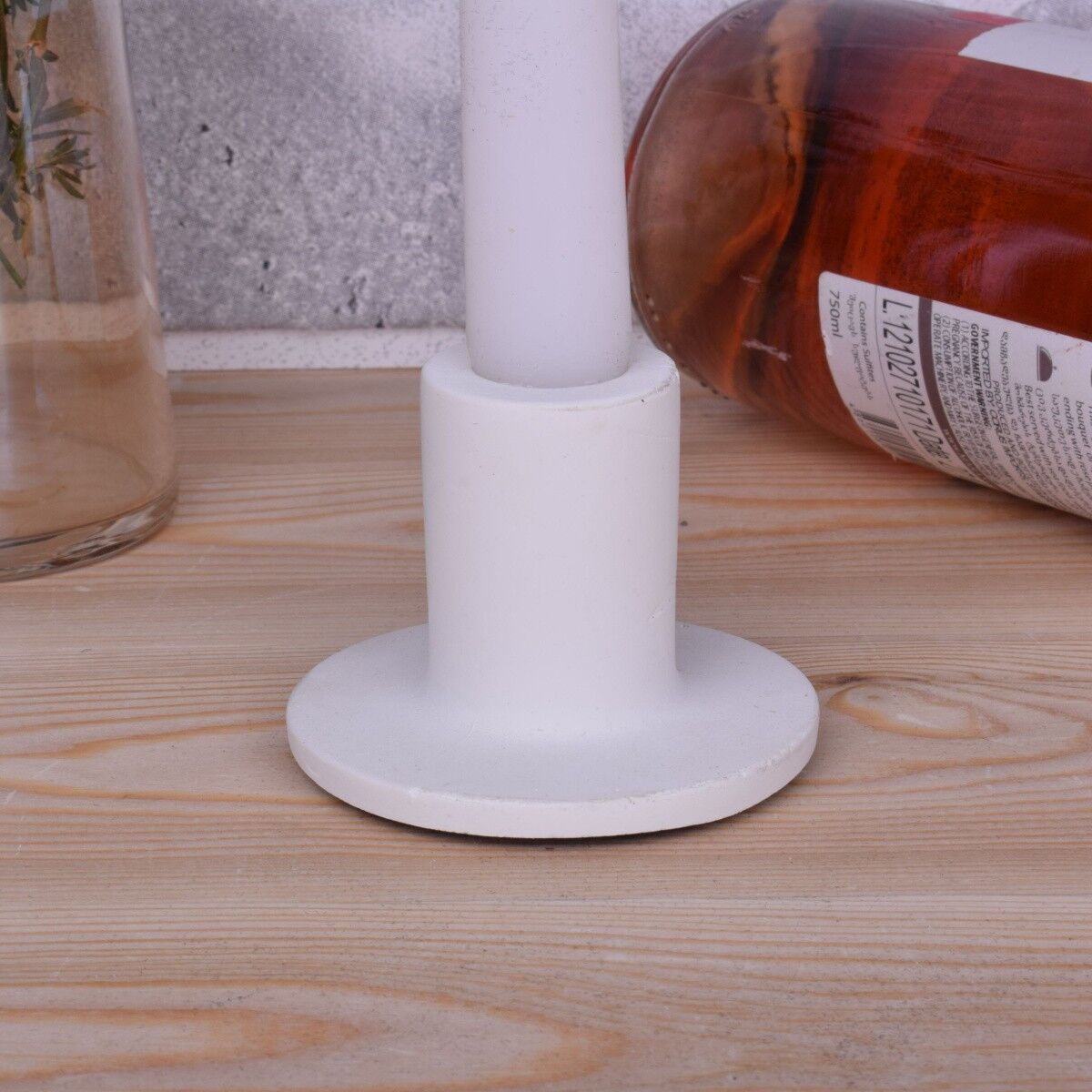 Candeliere bianche "Sockel" Set di 2