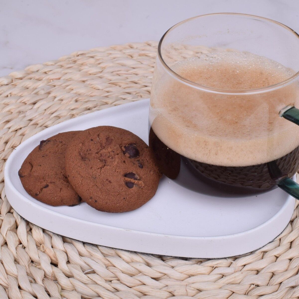 Vassoio decorativo "Mediko" bianco Vassoio da portata Vassoio portacandele