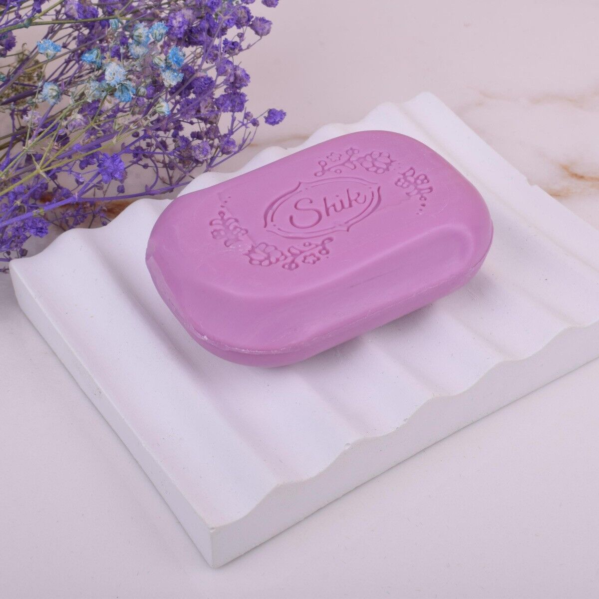 Portasapone "Wave" Design Bianco Lavandino Bagno Sapone