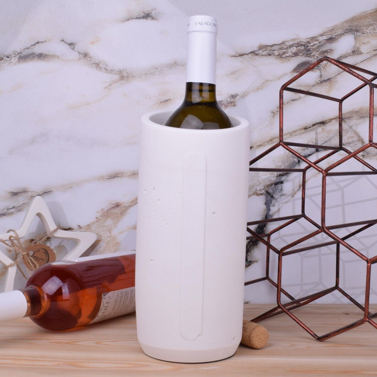 Cantinetta vino Cantinetta frigo "Romus" design bianco unico