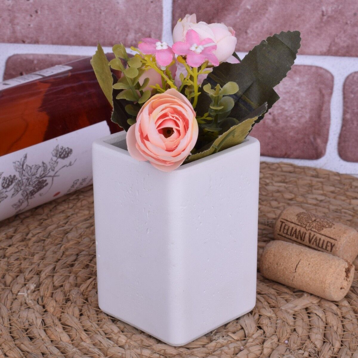 Portapenne "Köln" bianco design organizer scrivania ufficio