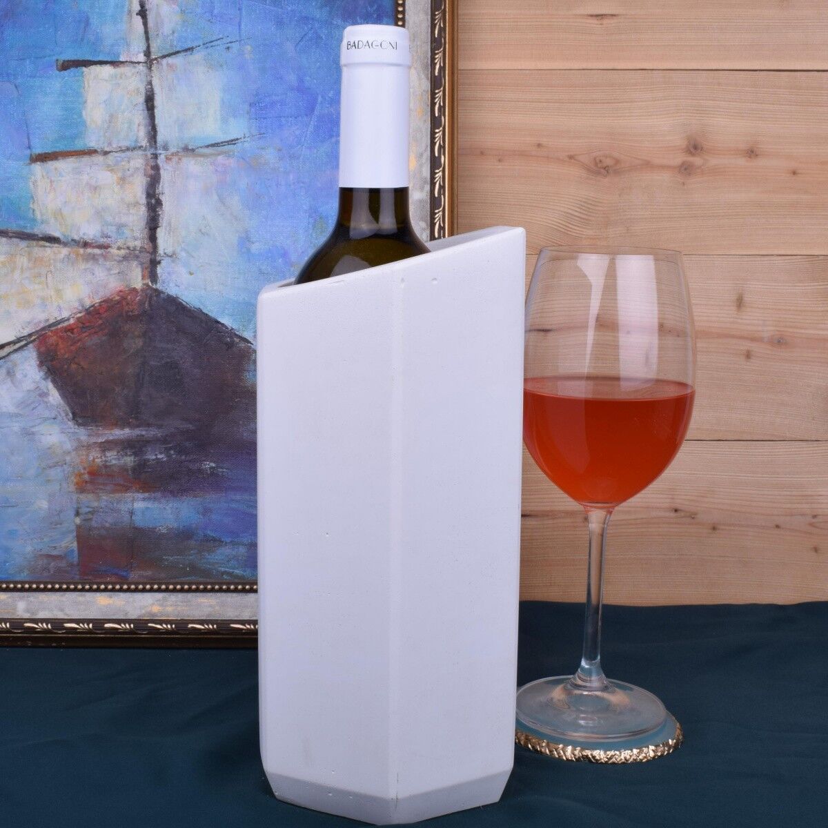 Cantinetta vino Cantinetta frigo "Berlin" design bianco unico