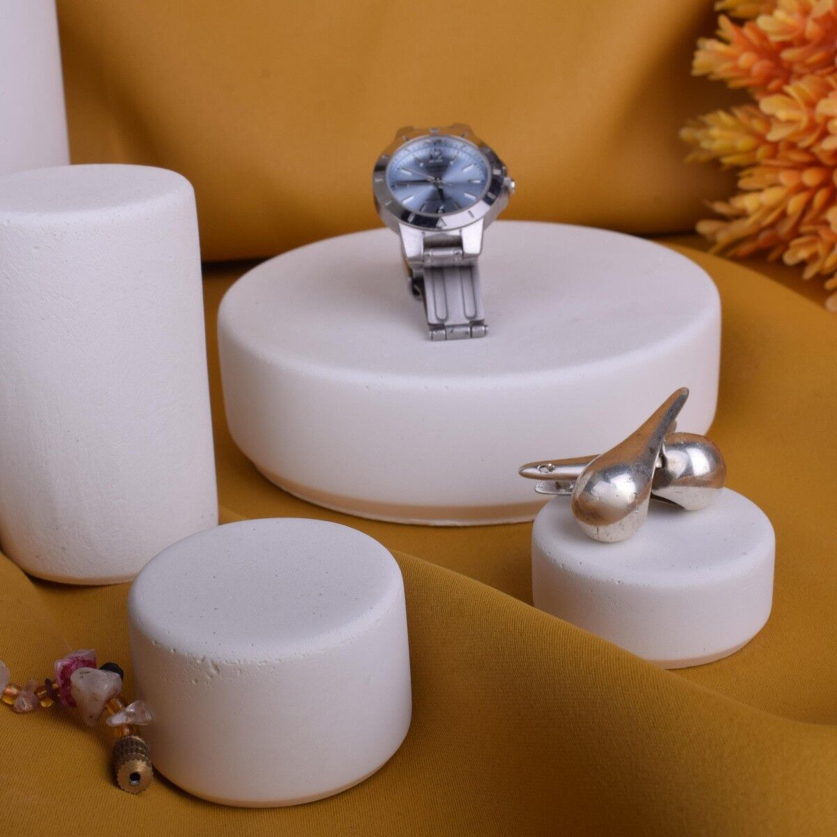 Portagioielli portagioielli set di 8 design bianco