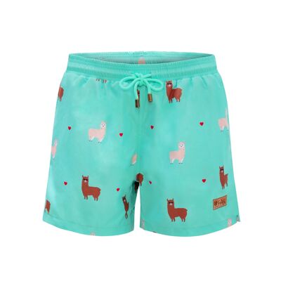 Short de bain enfant alpaga