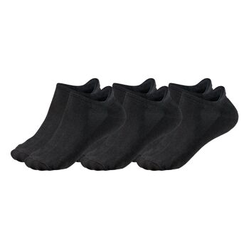 Chaussettes, chaussettes alpines sneaker 3-pack noir 1