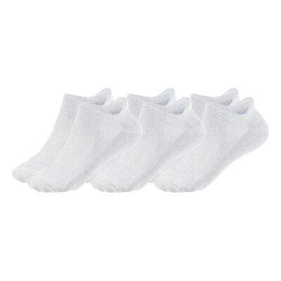 Calcetines, calcetines alpinos sneaker pack de 3 blanco