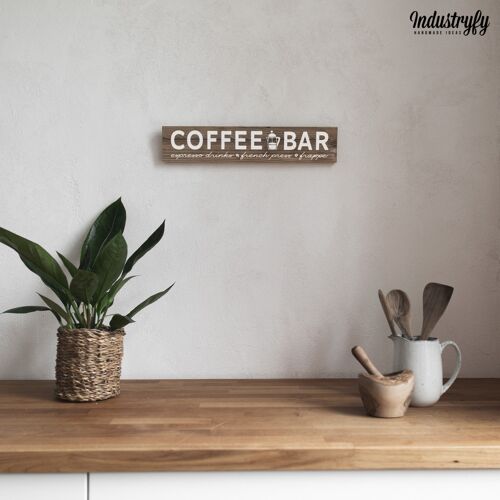 Altholz Schild "Coffee Bar"