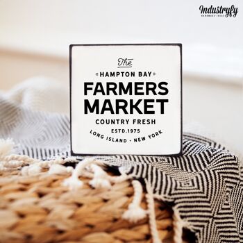 Mini bloc ferme "Farmers Market" - 10x10 cm 5